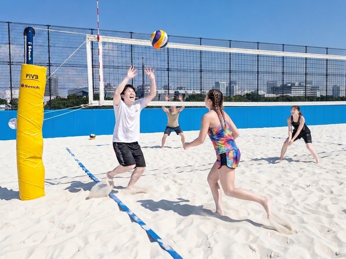 【初心者＆20代中心】有明ビーチで体験ビーチバレー🏖️🏐
