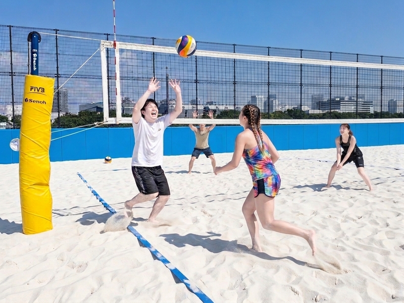 【初心者＆20代中心】有明ビーチで体験ビーチバレー🏖️🏐
