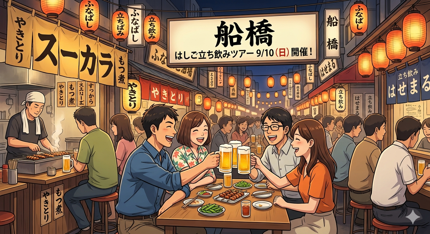 【9/10】開運⛩️船橋はしご酒ツアー✨