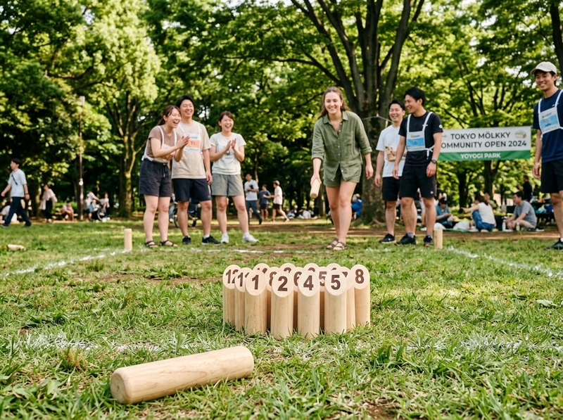 8/30（日）みんなではじめるモルック＠代々木公園