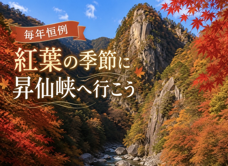 11/14 紅葉の季節に人気の『昇仙峡』に行こう！