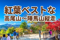初級者ステップアップ山行♪【たまトレオリジナル紅葉特別企画】 11月22日日曜、紅葉の秋🍁、陣馬山から高尾山縦走⛰️