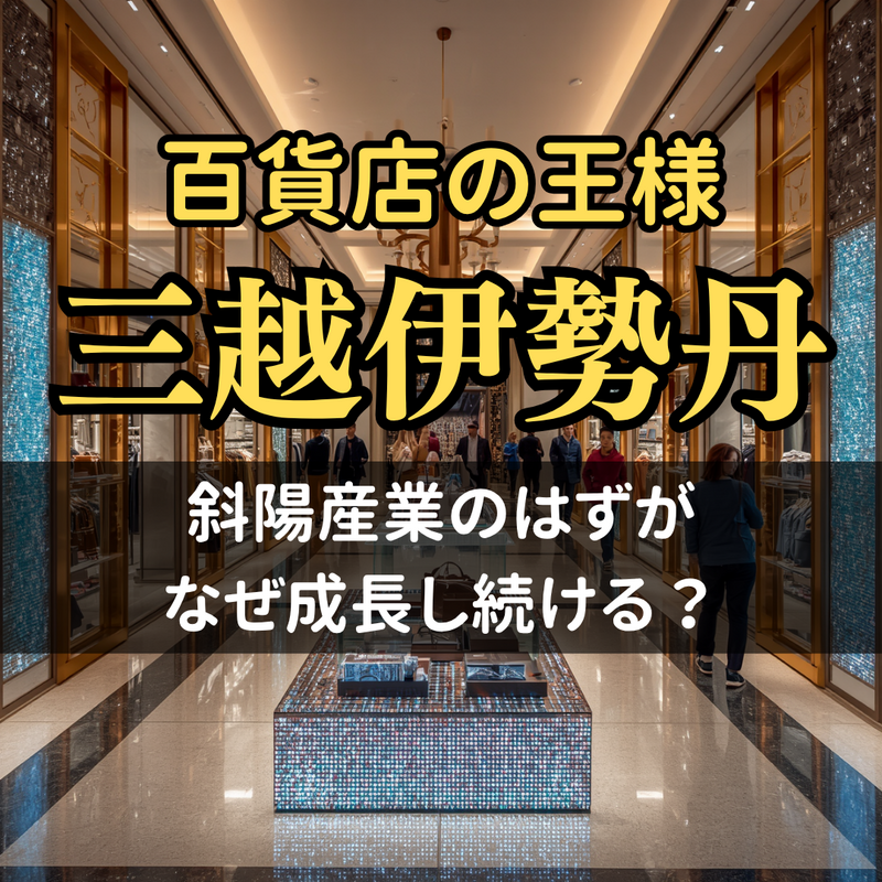 百貨店の王様、三越伊勢丹はなぜ成長し続けるのか【カフェ勉強会】