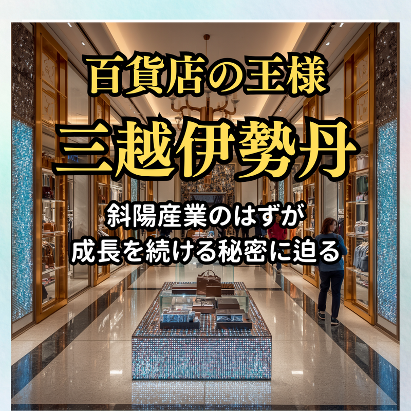 百貨店の王様、三越伊勢丹はなぜ成長し続けるのか【カフェ勉強会】