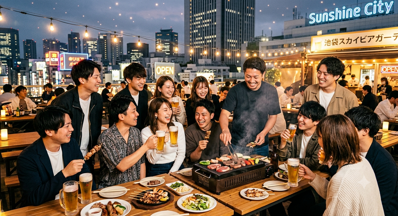 ​【20代限定(女性主催💁‍♀️)】池袋でビアガーデンBBQ🍖✨️