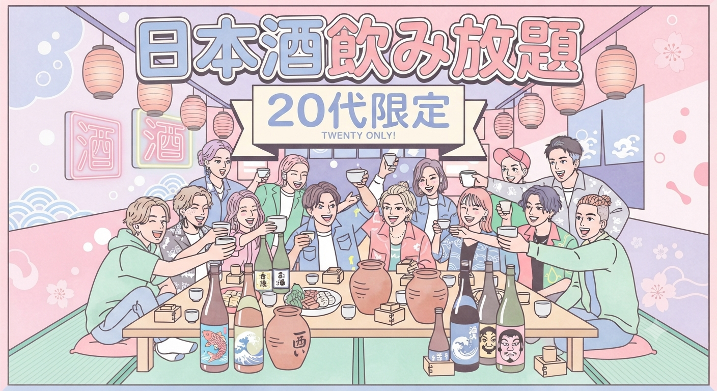 【20代女子主催🍀】日本酒飲み放題🍶で楽しい華金にしよう🤩