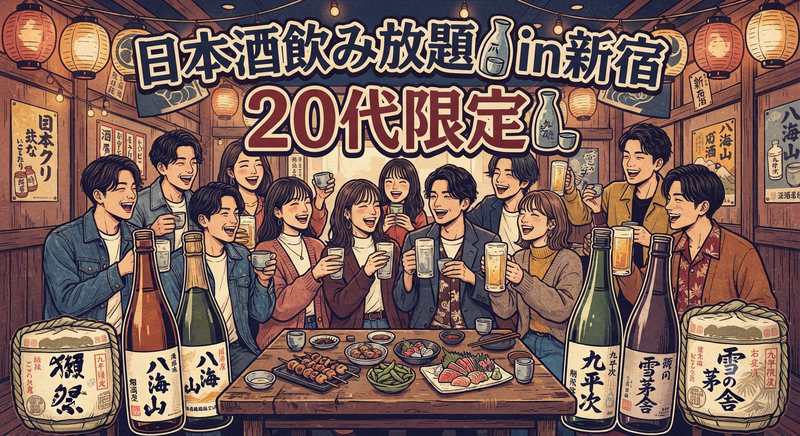 【20代女子主催🍀】日本酒飲み放題🍶で楽しい華金にしよう🤩