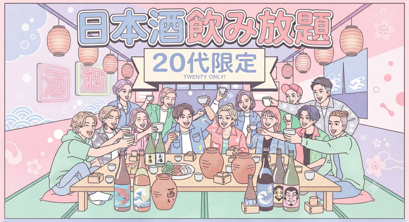 【20代女子主催🍀】日本酒飲み放題🍶で楽しい華金にしよう🤩