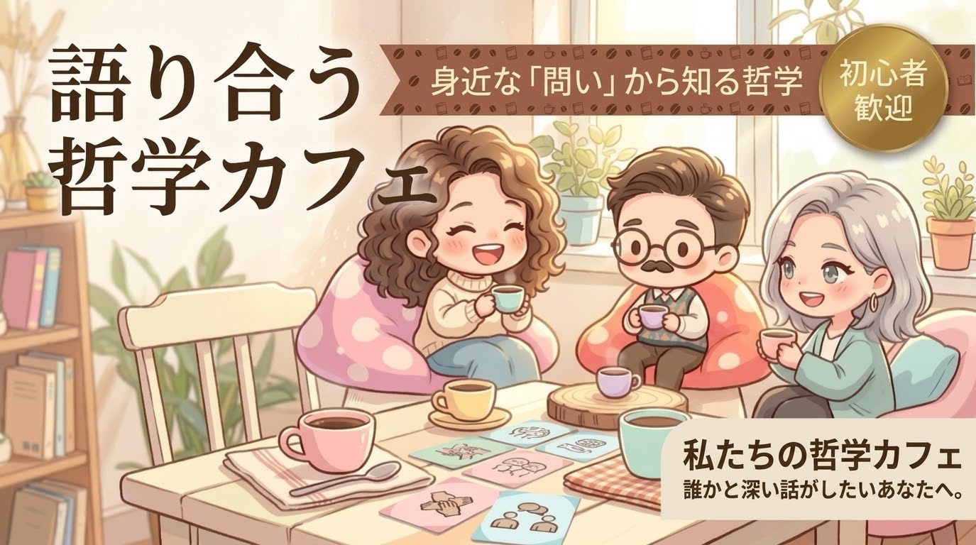 【渋谷】人生を語り合える! 哲学カフェ☕️