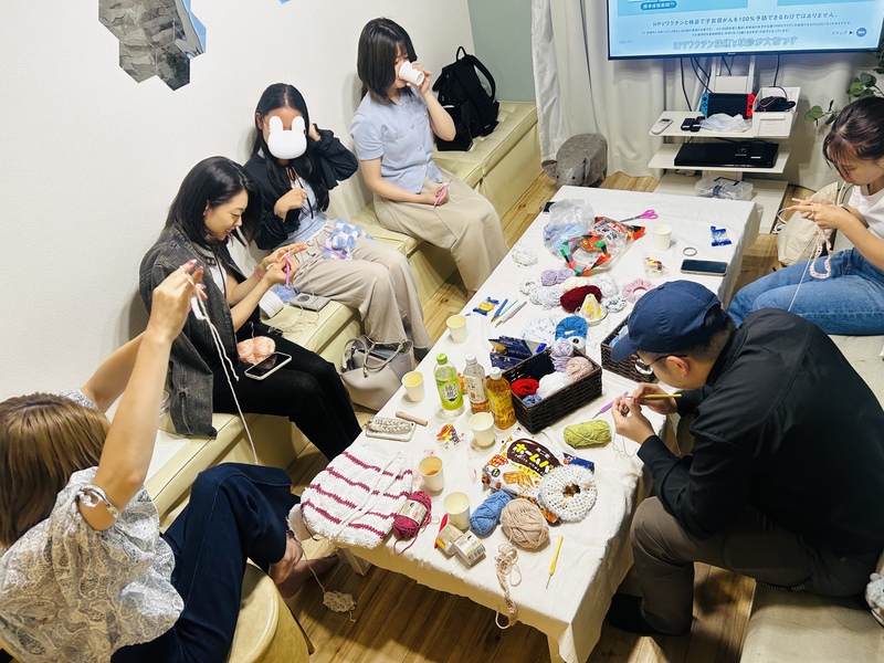 🧶ゆる編みCafe｜平日お昼にゆったり編みもの♪初心者・お一人参加も歓迎❣️