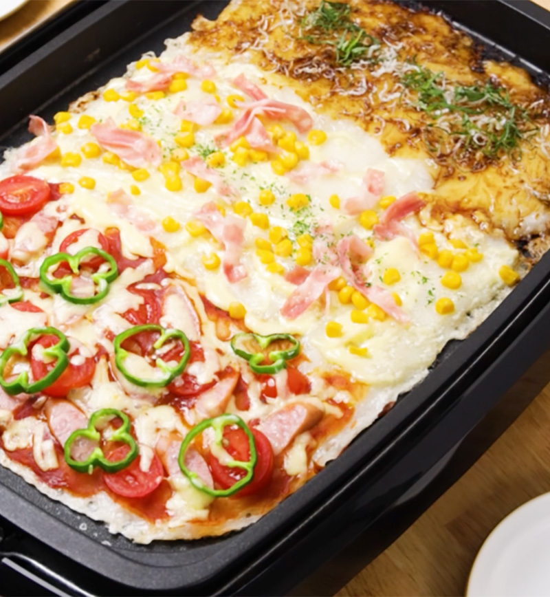 "みんなで作ろう！ホットプレートで手作りピザ"✨ ワイワイ日曜エンジョイ飲み会 ❥ お初さん大歓迎♪