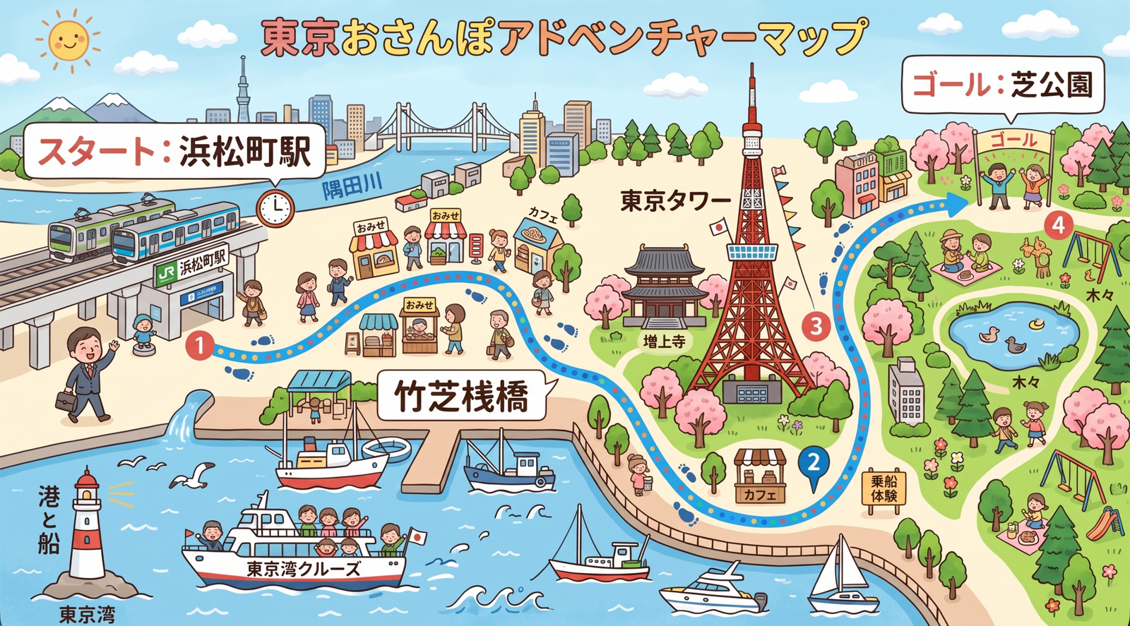 【男女共催/20-34歳限定】浜松町～芝公園ナイトウォーク