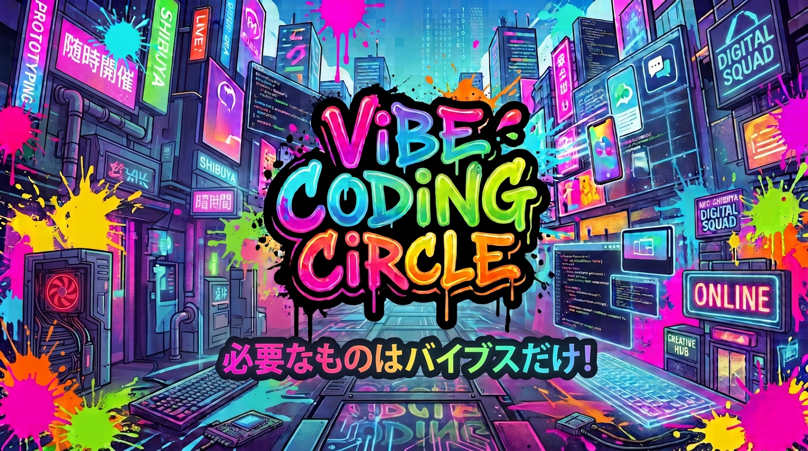 【9/2(水) 開催】バイブコーディングサークル😎