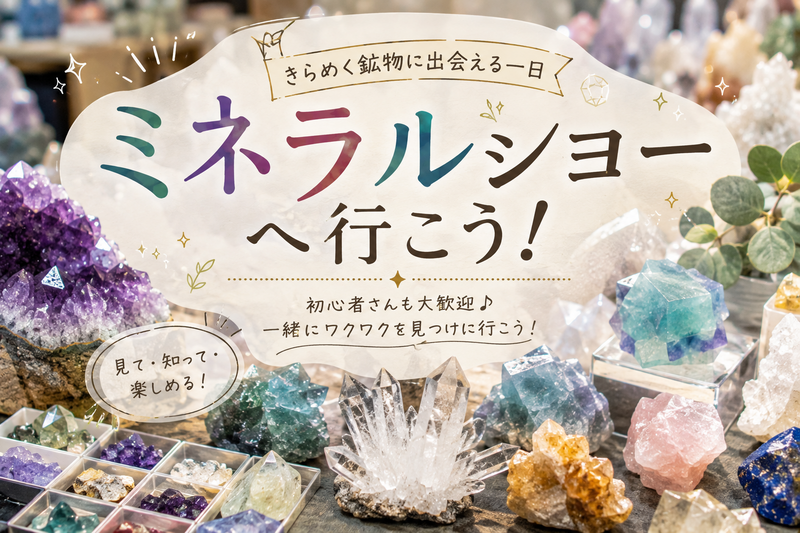 【開催:御徒町】ミネラルショーへ参加しよう✨