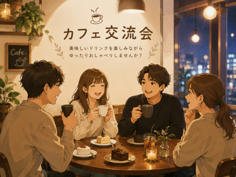 🌙夜カフェ交流会☕✨　9/8