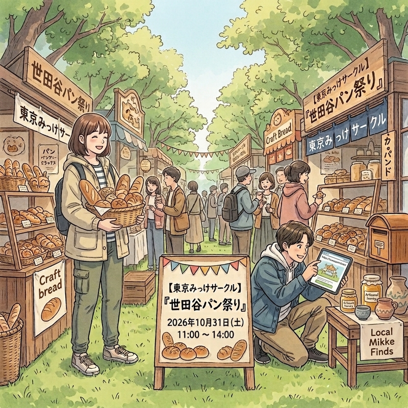 【東京みっけ｜イベント参加編】秋の世田谷パン祭りを巡ろう🚶散策＆焼き立てパン食べ歩き🍞