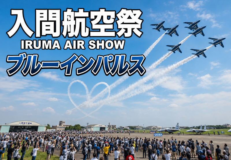 11/3 【入間航空祭】ブルーインパルス・基地グルメを楽しみましょう！