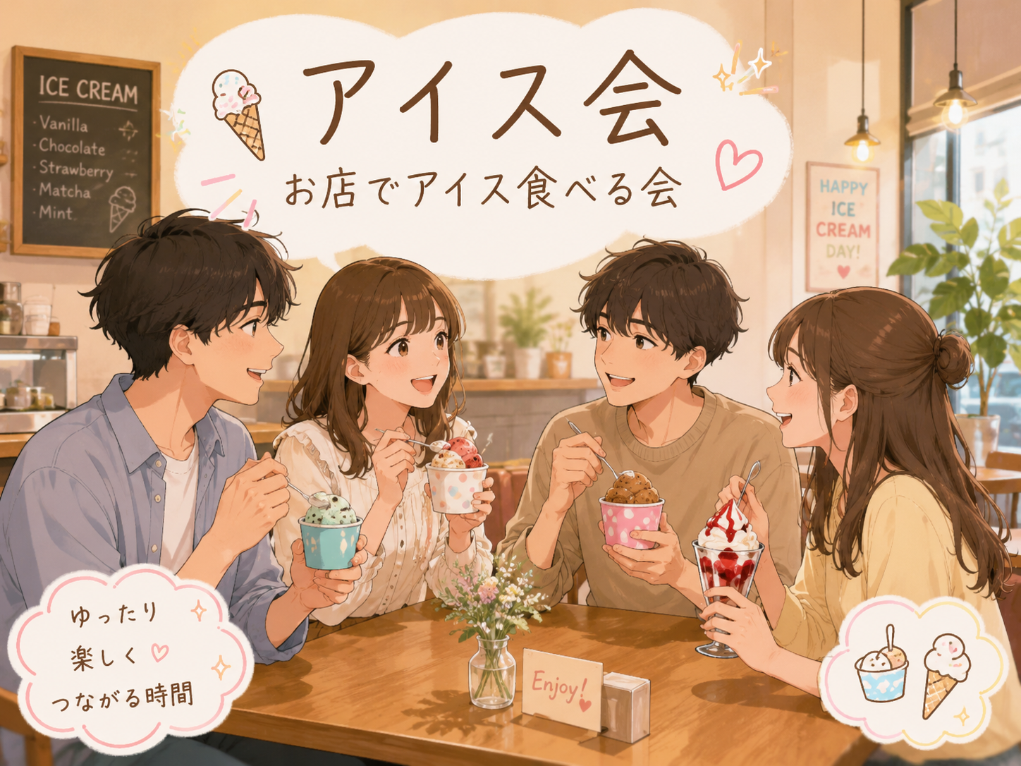🍨✨アイスをみんなで楽しく食べる交流会✨🍨9/12
