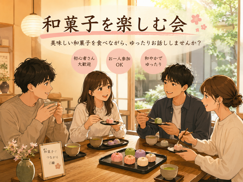 🍡✨和菓子を囲んで楽しく交流会✨🍡 9/13