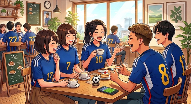 【大阪・梅田】サッカー日本代表を語るカフェ交流会!初心者・お一人様大歓迎