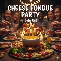 【20代限定】🫕🧀チーズフォンデュ＆ボドゲパーティー🃏