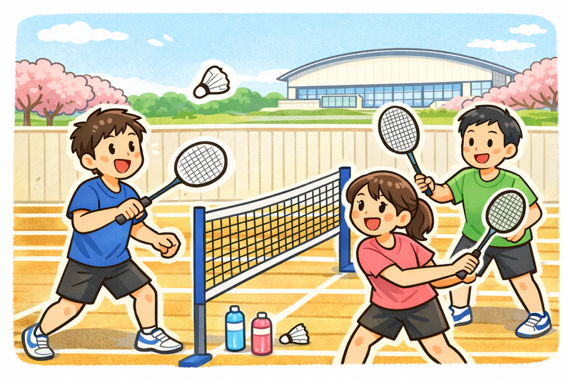 【初心者歓迎🏸】10/11(日) 9:00〜12:00｜駅徒歩10分♪ゆるバドミントン