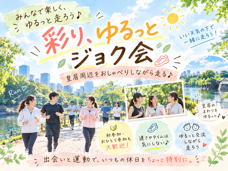 【女性主催💖】〜皇居周辺をゆるっとジョグしよう🏃‍♀️✨〜