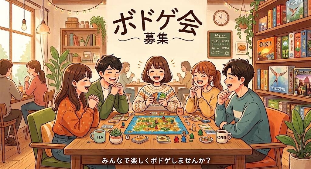 【9/21祝日・上野】午後からゆるっとボードゲーム会🎲初開催〜😽少人数・初心者＆一人参加大歓迎！
