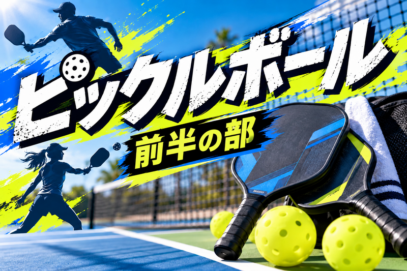 【30〜50代】CUBE球技部ピックルボール🎾中級編【前半】