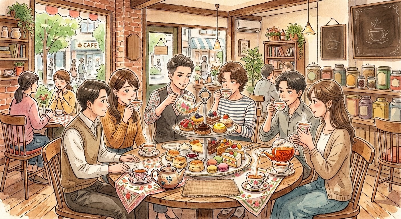 【9/22開催・大崎紅茶専門店🍰】20、30代限定 紅茶飲み比べとスイーツのティータイム体験会☕️