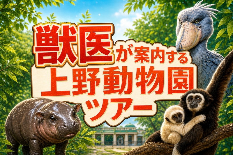 【🔰初参加大歓迎】🐼獣医が案内する上野動物園ツアー🦁