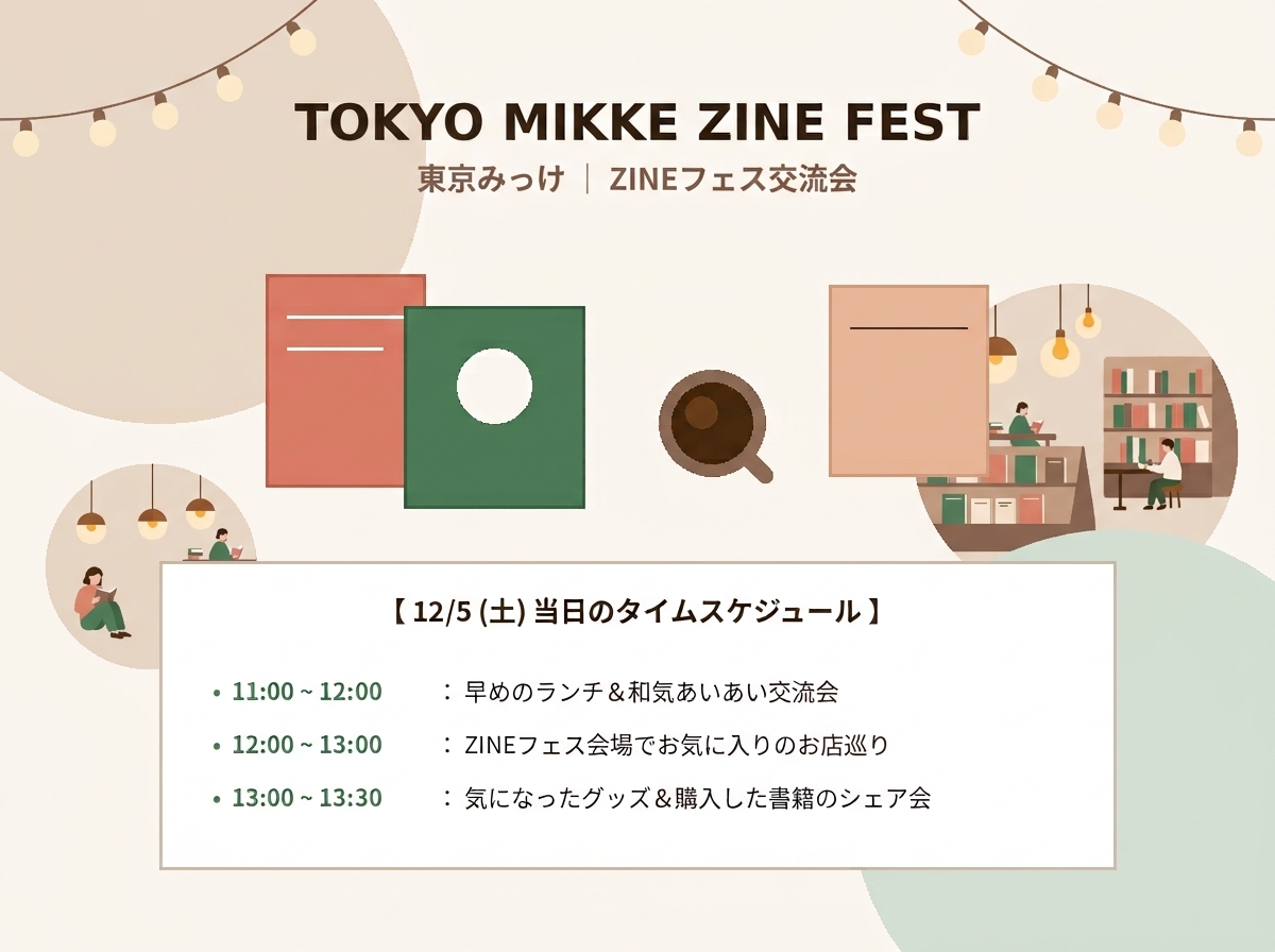 【東京みっけ｜イベント参加編】ZINEフェスに行こう📖✨