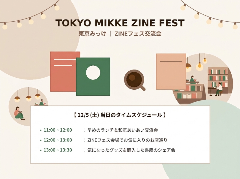 【東京みっけ｜イベント参加編】ZINEフェスに行こう📖✨