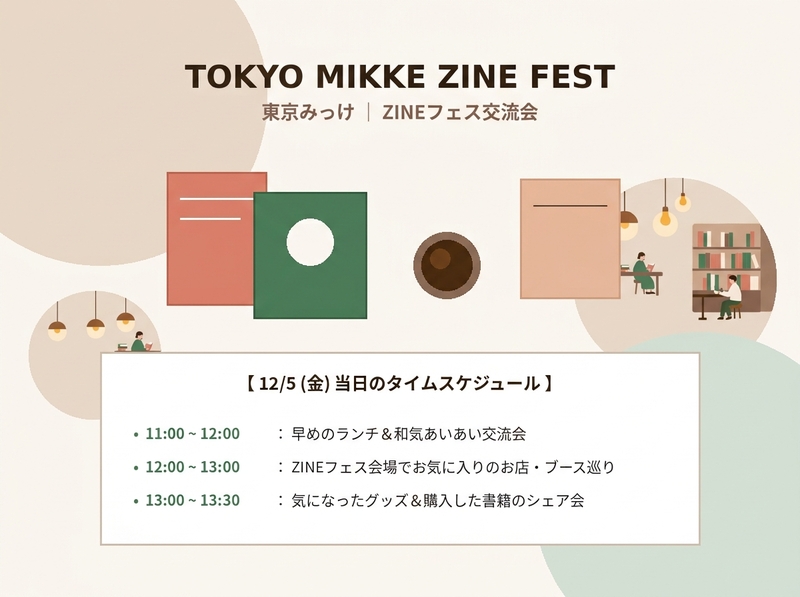 【東京みっけ｜イベント参加編】ZINEフェスに行こう📖✨