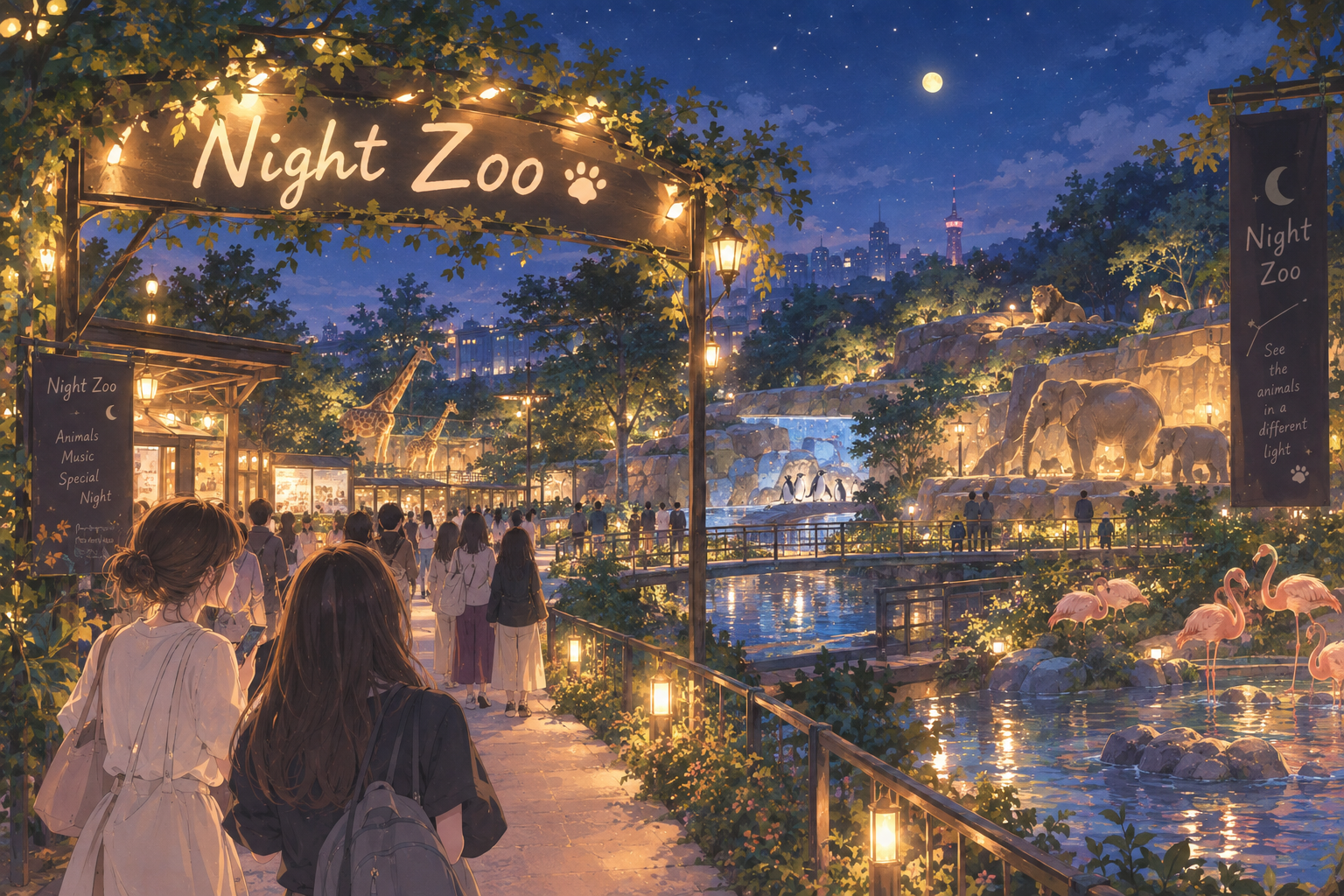 【9/23(水)夜開催🌙】上野動物園ナイトズー限定開放！動物好き集まれ！非日常を楽しむ夜のスペシャル体験✨