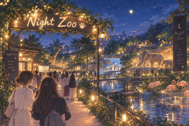 【9/23(水)夜開催🌙】上野動物園ナイトズー限定開放！動物好き集まれ！非日常を楽しむ夜のスペシャル体験✨