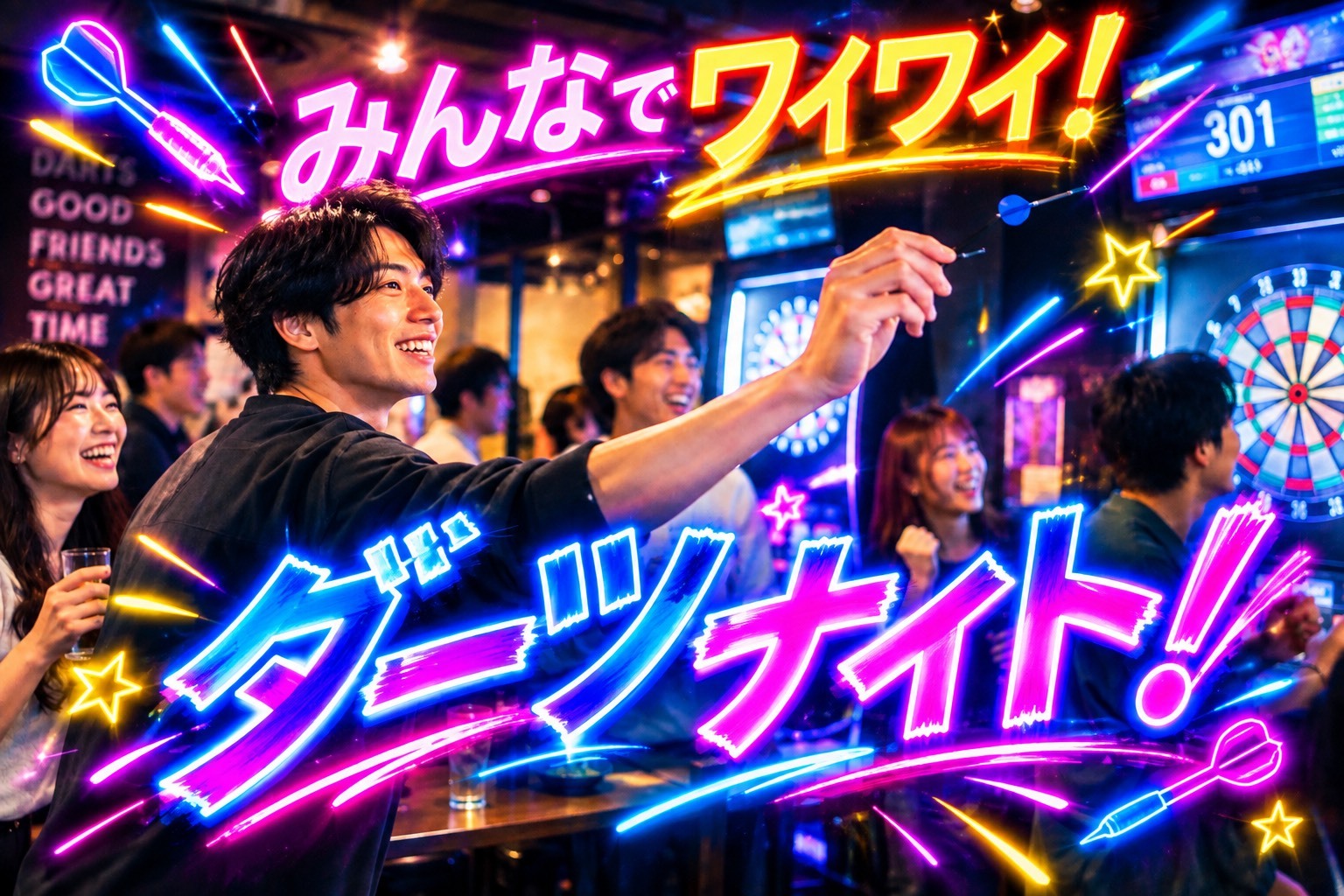 【初開催！】初心者大歓迎！20代、30代限定！ダーツナイト🎯
