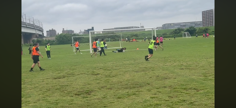 9/19(土) 9:00-11:00 荒川戸田橋緑地サッカー場 B面（初心者・中級者・上級者歓迎！）フルコートサッカー
