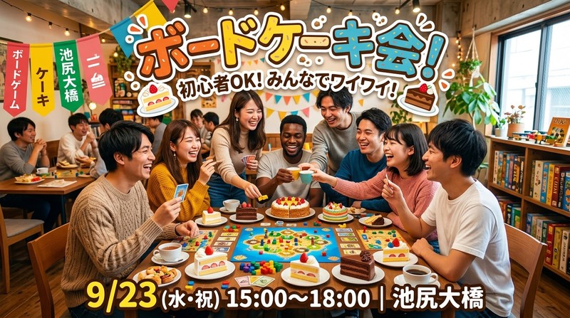 【初心者大歓迎🔰】池尻大橋のスペースでボードゲーム会