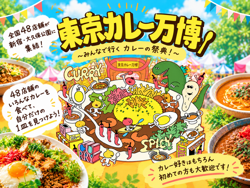 【😋女性主催】東京カレー万博を堪能しに行こう🍛〜新しいカレーに出会えるかもしれません👀〜