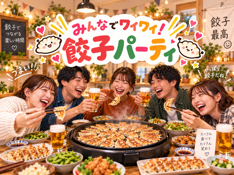 【男女共催/20代限定】手作り餃子パーティー🥟🍻