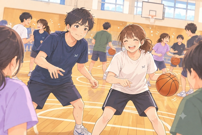 9/22(火)18時～バスケットボール！　初心者・経験者募集中！