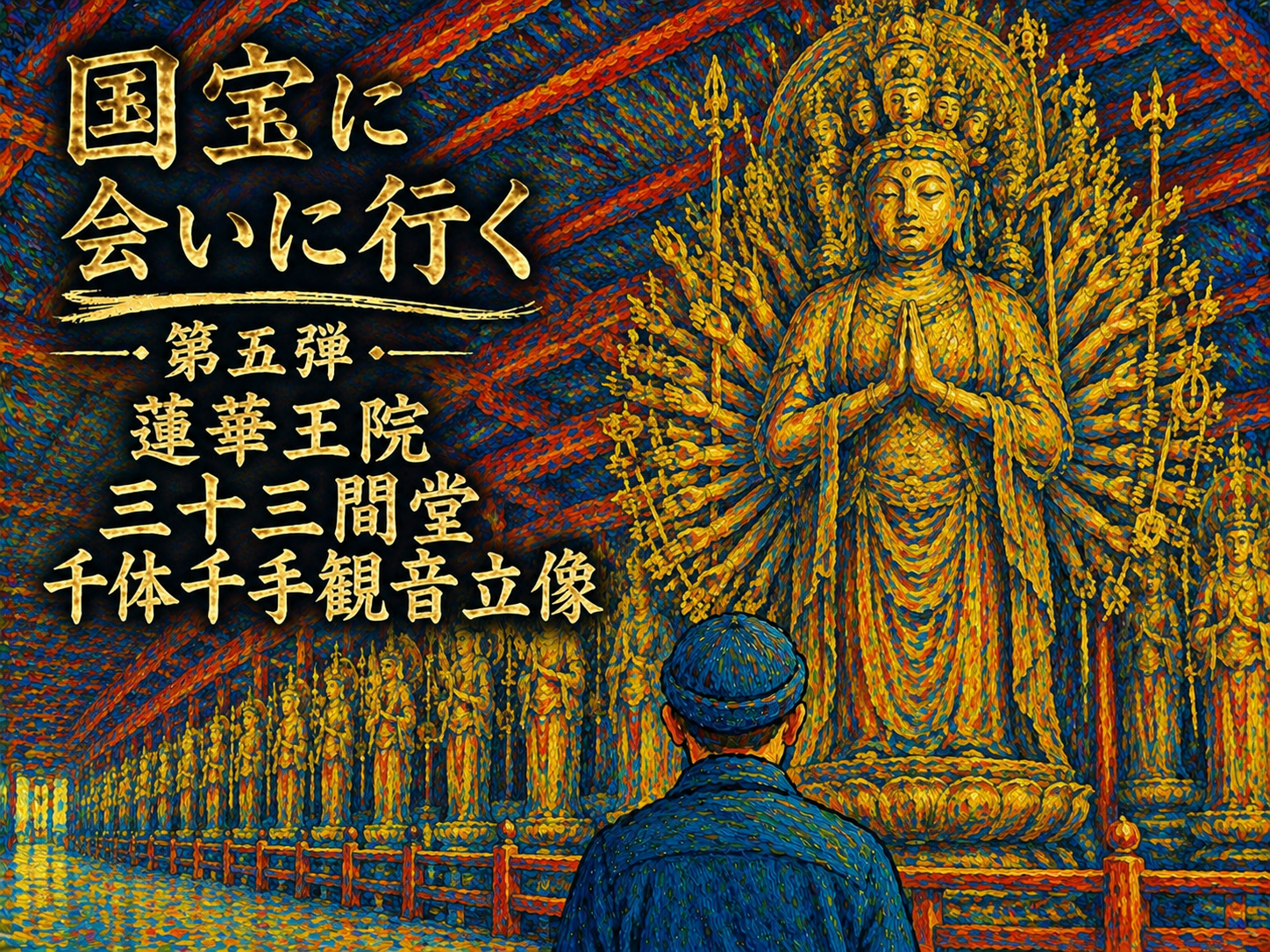 【国宝に会いに行く】第五弾　京都三十三間堂　千体千手観音立像
