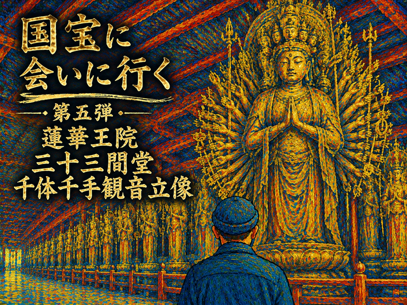 【国宝に会いに行く】第五弾　京都三十三間堂　千体千手観音立像