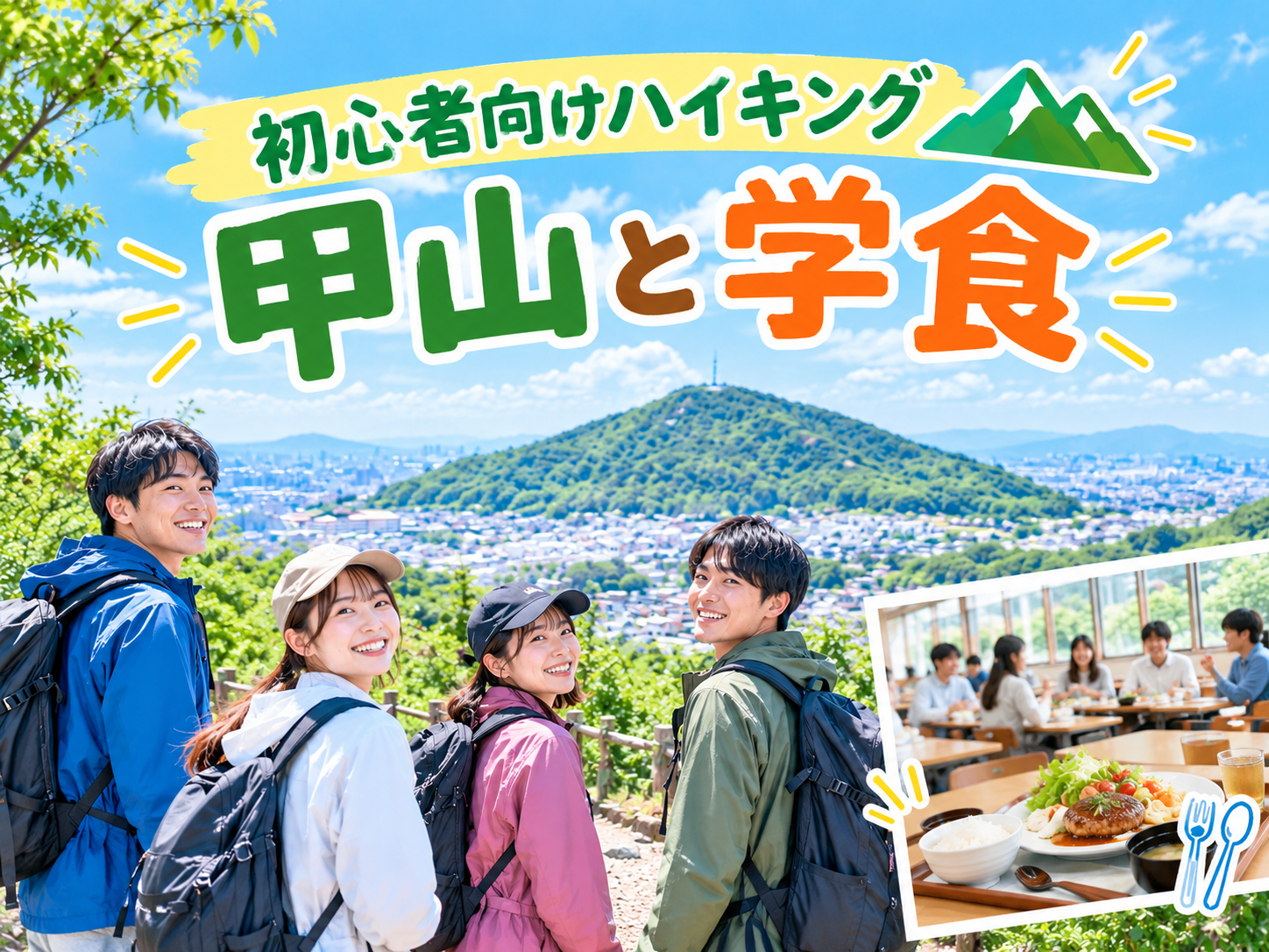 甲山ハイキングと学食を食べる会（超初心者向け）