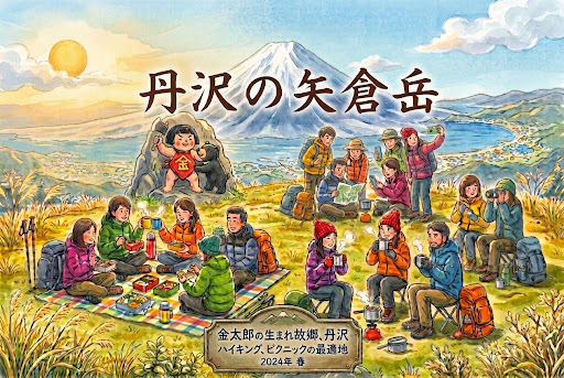登山初級者歓迎！冬本番前の貴重な機会〜矢倉岳【⭐️たまトレオリジナル】富士山・箱根・丹沢を一望！金太郎のふるさと・矢倉岳