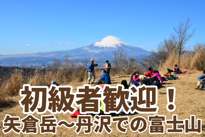 初級者歓迎、矢倉岳〜【⭐️たまトレオリジナル企画】富士山・箱根・丹沢を一望！金太郎のふるさと・矢倉岳トレッキング