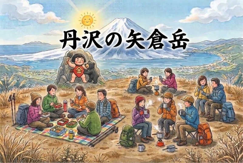 登山初級者歓迎！冬本番前の貴重な機会〜矢倉岳【⭐️たまトレオリジナル】富士山・箱根・丹沢を一望！金太郎のふるさと・矢倉岳