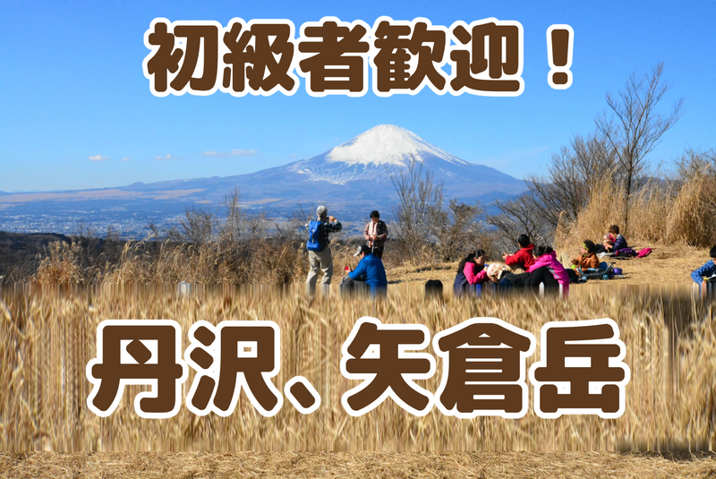 冬本番前の貴重な機会〜登山初級者歓迎！矢倉岳【⭐️たまトレオリジナル】富士山・箱根・丹沢を一望！金太郎のふるさと・矢倉岳