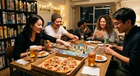 ピザ＆お酒ボードゲーム会🍕🍻🎲
